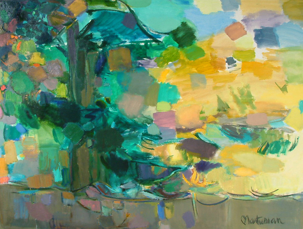 10. Backyard Oak, 2001,
30” x 40”
