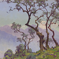Hezekiah Anthony Dyer (1892 – 1943), Gouache, 12” x 16”, Amalfi Coast II
