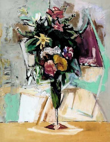 Large Bouquet II, Oil on Canvas,  30" x 25"