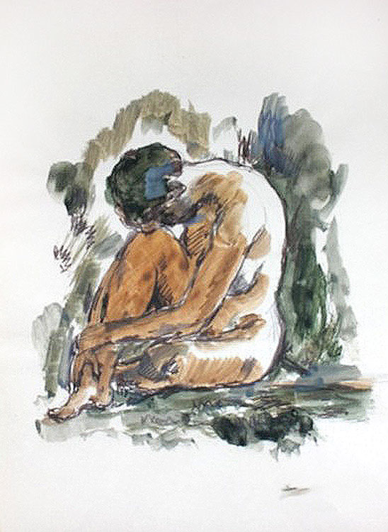 Nude Series - Deep Thoughts,  $75