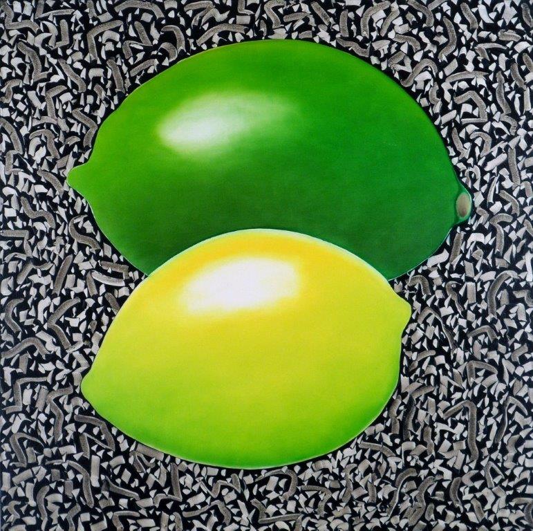 Lemon & Lime, 36” x 36”