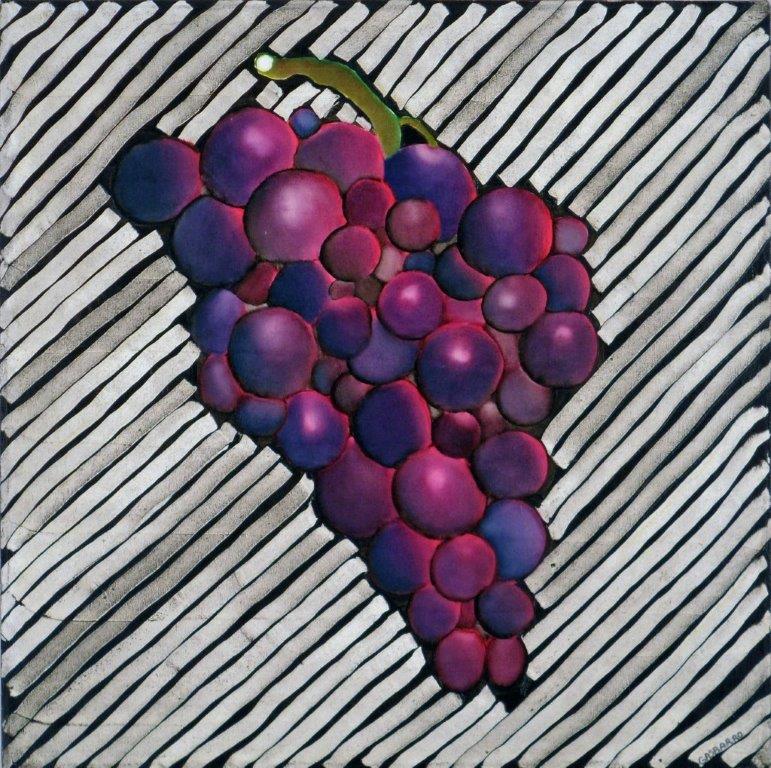 Purple Grapes, 24” x 24” 